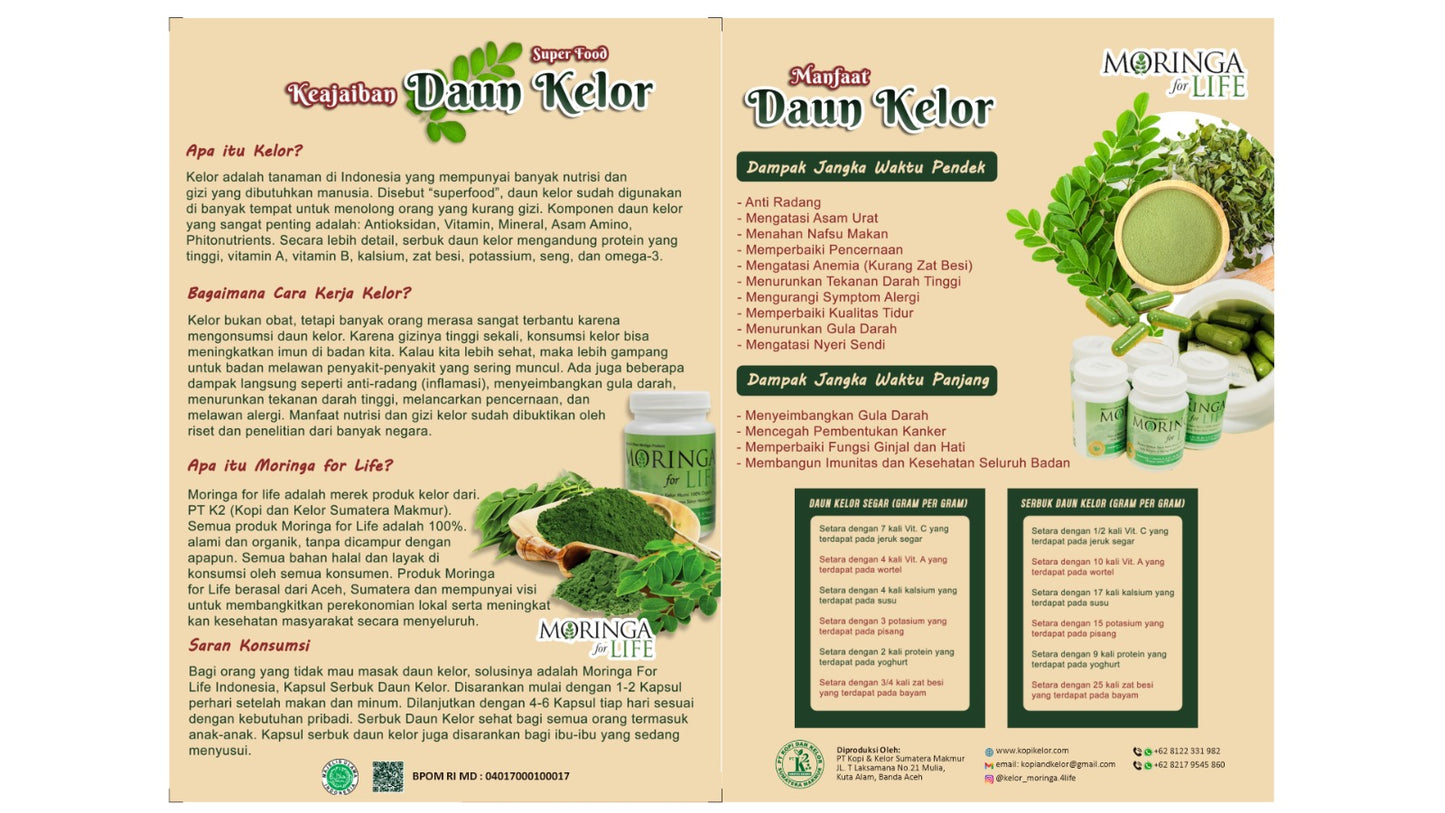 Moringa for Life - 100 Capsules